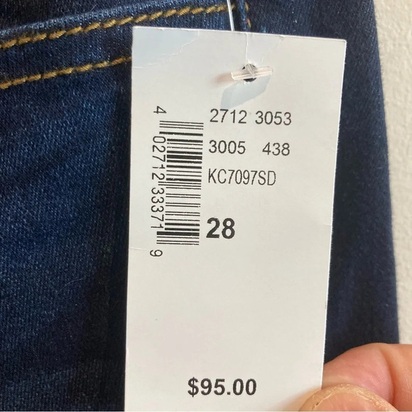 KANCAN Sz 28 or 9 Dark Wash High Rise Skinny  Jeans NWT - Picture 4 of 10